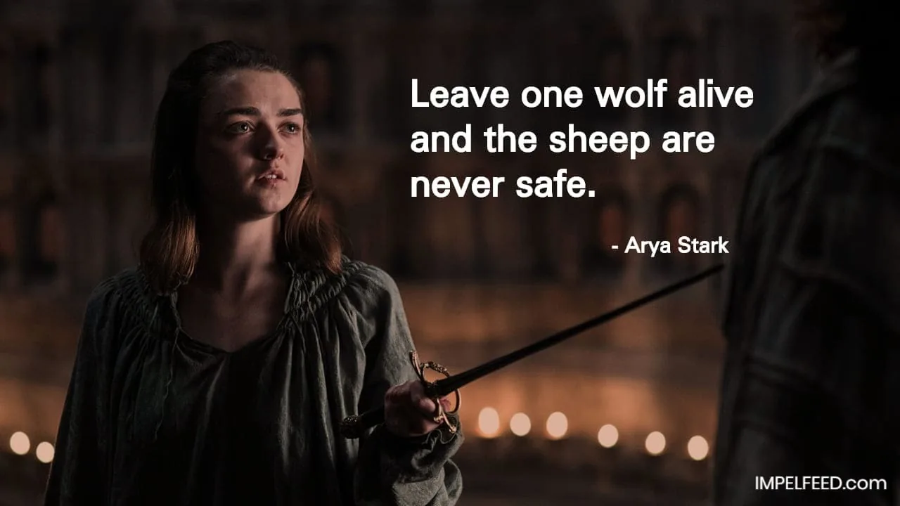 Arya Stark Quote