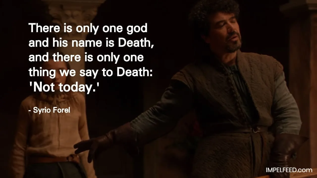 Syrio Forel Quote