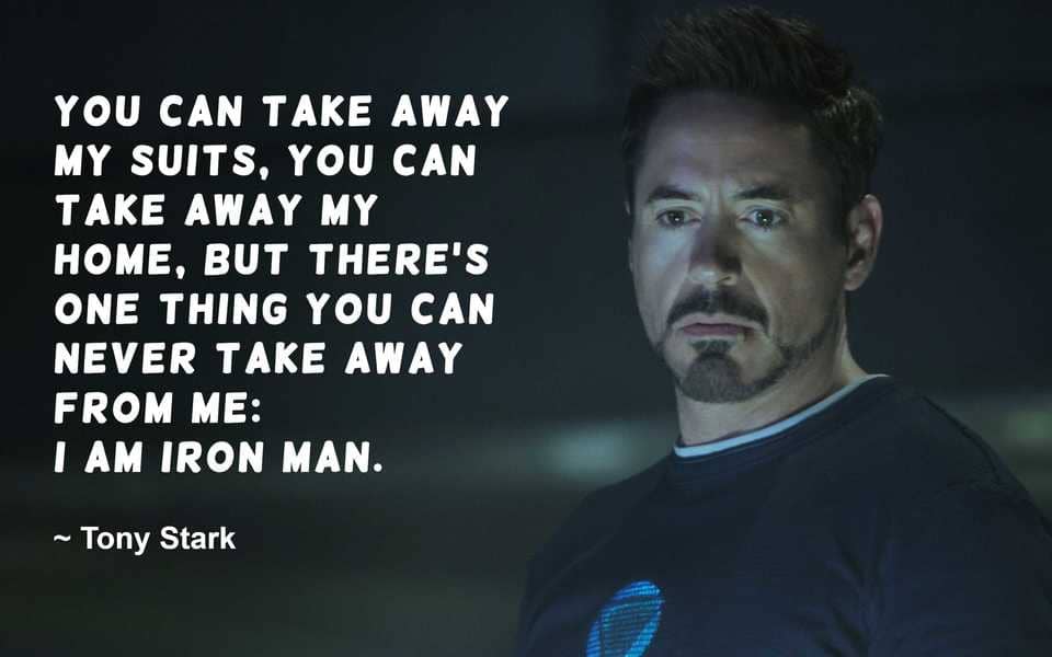 Tony Stark Quote